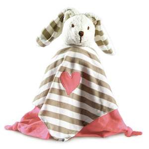 Hape Rabbit Cloth Snuggly - Pink