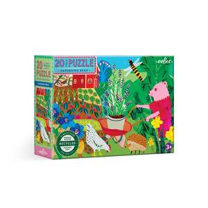 End Of Clearance: eeBoo 20pc Puzzle Gardening Bear