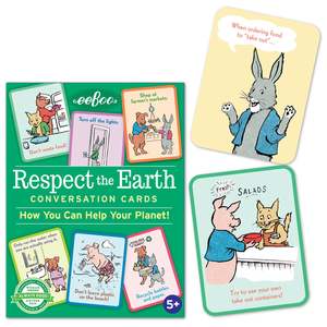 End Of Clearance: eeBoo Flashcards Respect The Earth