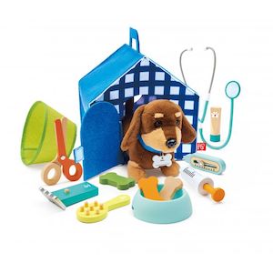 Hape Puppy Care Clinic Vet Set