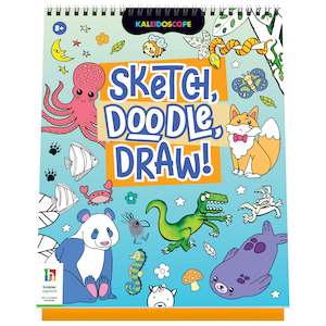 8 Year Old: Kaleidoscope Sketch Doodle Draw! Animals
