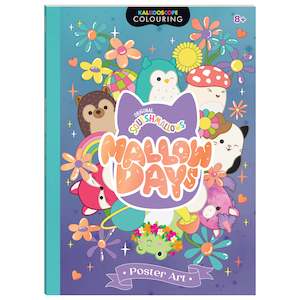 Kaleidoscope Colouring Poster Art Squishmallows