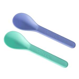 Spencil 1: Spencil Snack Attack Box Spoon Set 2pk - Mint/Periwinkle