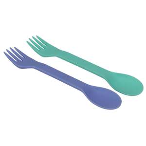 Spencil 1: Spencil All-In Lunch Box Spork Set 2pk - Mint/Periwinkle