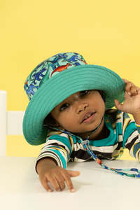 Spencil 1: Spencil Reversible Sun Hat - Dino Stomp S/M
