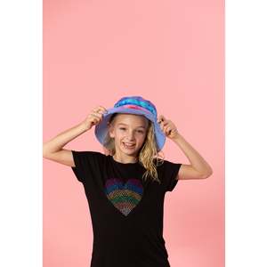 Spencil 1: Spencil Reversible Sun Hat - Rainbow Splash M/L