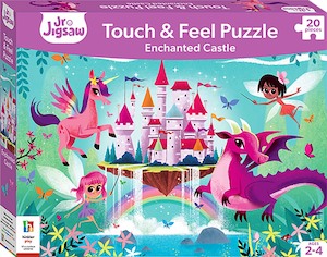 Pieces Puzzles: Junior Jigsaw Touch and Feel 20pc Puzzle: Enchanted Castle