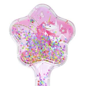 Pink Poppy: Pink Poppy Unicorn Princess and Rainbow Butterfly Hair Brush