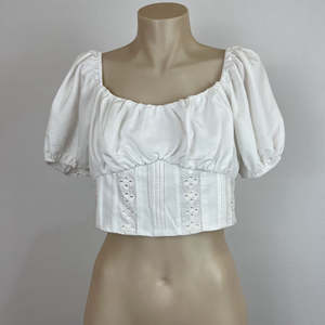 Size Large 16 18: Lovet Crop Top - L