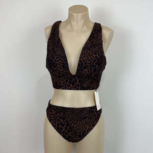 Size Large 16 18: Jets Bikini Set - 14