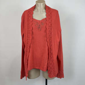 Jaeger Knit Top Set - XL