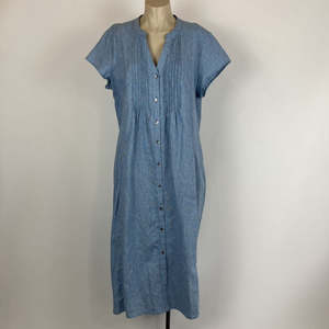 Size Medium: Blue Illusion Dress - 12