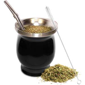 Yerba Mate Gourd Cup Bombilla