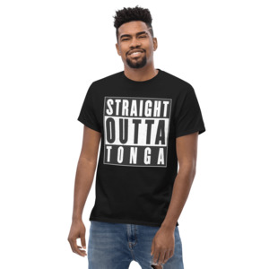 Straight Outta Tonga Men Shirt