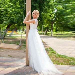 Womens: Varnie Long Wedding Dress