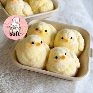 Fluffy Yellow Chick Squishy