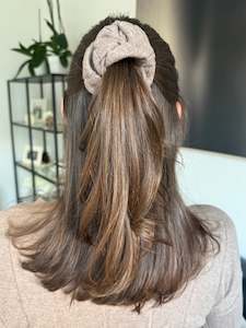The Mink Knit Scrunchie