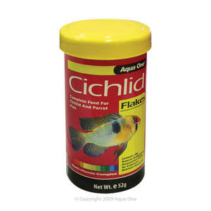 Fish Food: Aqua One Cichlid Flake