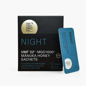 Sachets: Night 1000+ MGO Mānuka Honey Sachets (30 Pack)