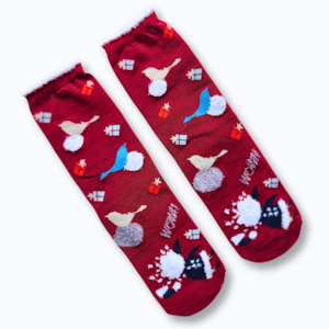 Socks: Christmas Birds Socks