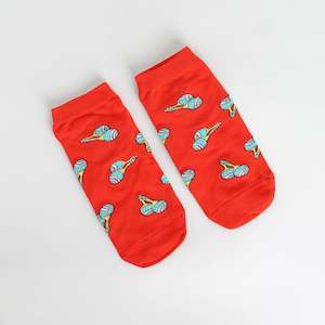 Mens Low Ankle Socks: Music Instruments Socks
