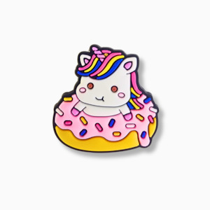 Animal Jibbitz Collection: Cute Unicorn Donut Charm