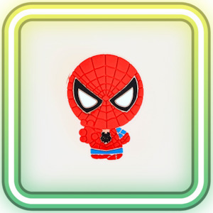 Glow In The Dark Jibbitz: Spiderman Glowing Charm