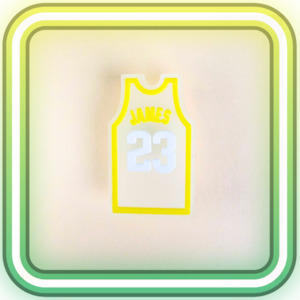 Glow In The Dark Jibbitz: Lebron James Glowing Charm