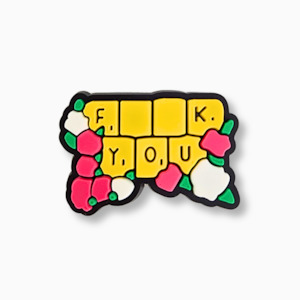 Slogan Jibbitz Collection: Funny Word Charm