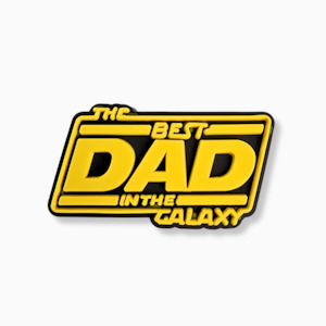 Slogan Jibbitz Collection: Best Dad In The Galaxy