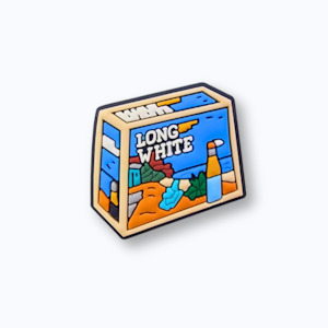 Food Drink Jibbitz: Long White Pack Charm