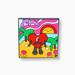 Music Jibbitz Collection: Bad Bunny Painting Charm