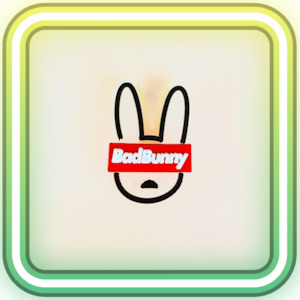 Bad Bunny Glowing Charm