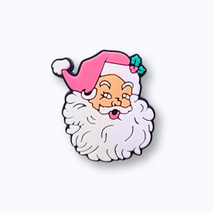 Christmas Charms: Pink Santa Charm
