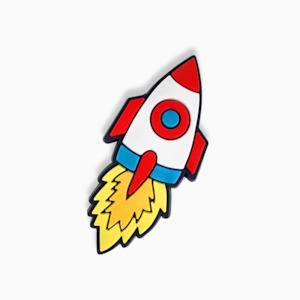 Vehicle Charm Collection: Rocketship Charm