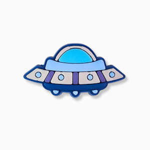Alien Spaceship Charm