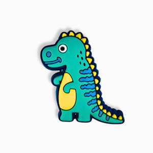 Dinosaur Charm Collection: Green T-Rex Charm