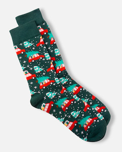 Mens Mid Calf Socks: Christmas Shopping Socks