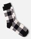 Squared Black & White Socks
