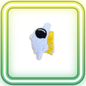 Glow In The Dark Jibbitz: Glowing Astronaut Charm