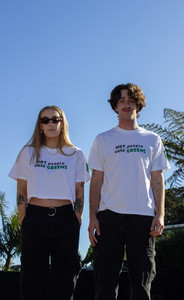 Greens tee The Uncomfy Project