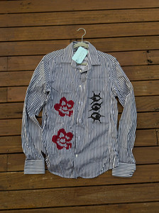 Striped button up (fitted) The Uncomfy Project