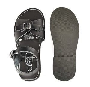 NextGROSBY EDUCATE SNR: BLACK ROMAN SANDALS – Uniformshoppe