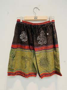 Bohemian Handcrafted Bermuda unisex shorts # SHO4417