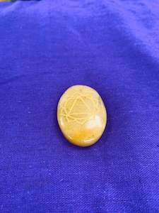 Natural Healing Stones: BOHO NATURAL PALM STONE # 12221