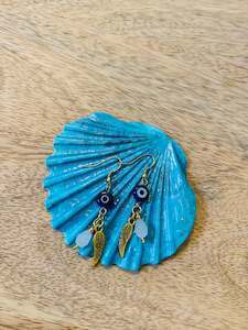 BOHEMIAN HANDCRAFTED EVIL EYE EARRINGS #EAR115