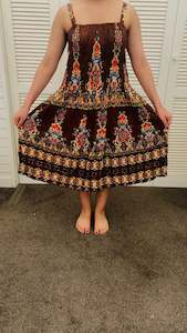 Dress: BOHEMIAN STYLE HANDCRAFTED DRESS #1255