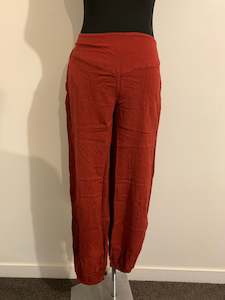 Boho Cotton Pants: Bohemian Style Handcrafted Alladin Pants #ALLA663