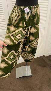 Boho Tibetan Pants: HANDCRAFTED WARM DROP CROTCH PANTS #WOOL42