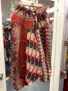 HANDCRAFTED  WARM  DROP CROTCH PANTS #665558